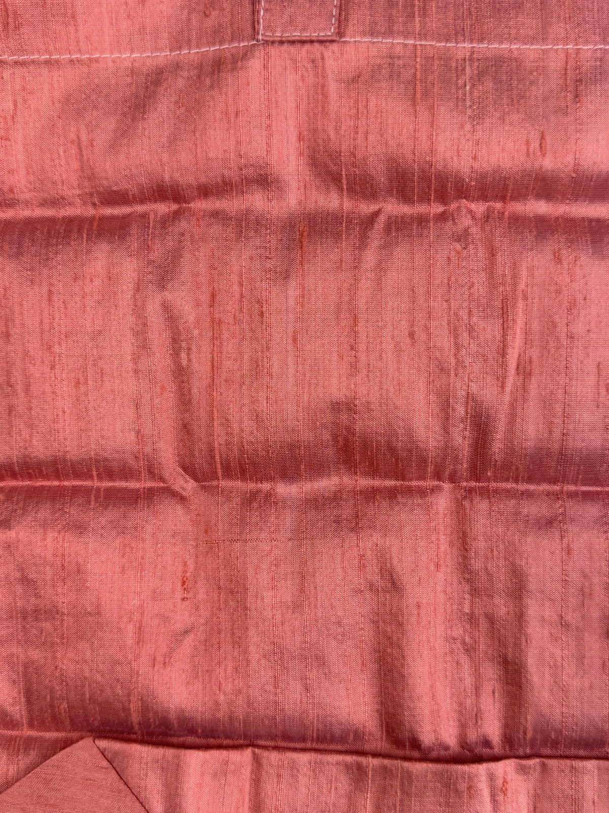 Copper Rose Dupioni Reusable Silk Tote