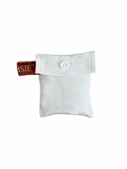 Cream White Reusable Silk Tote