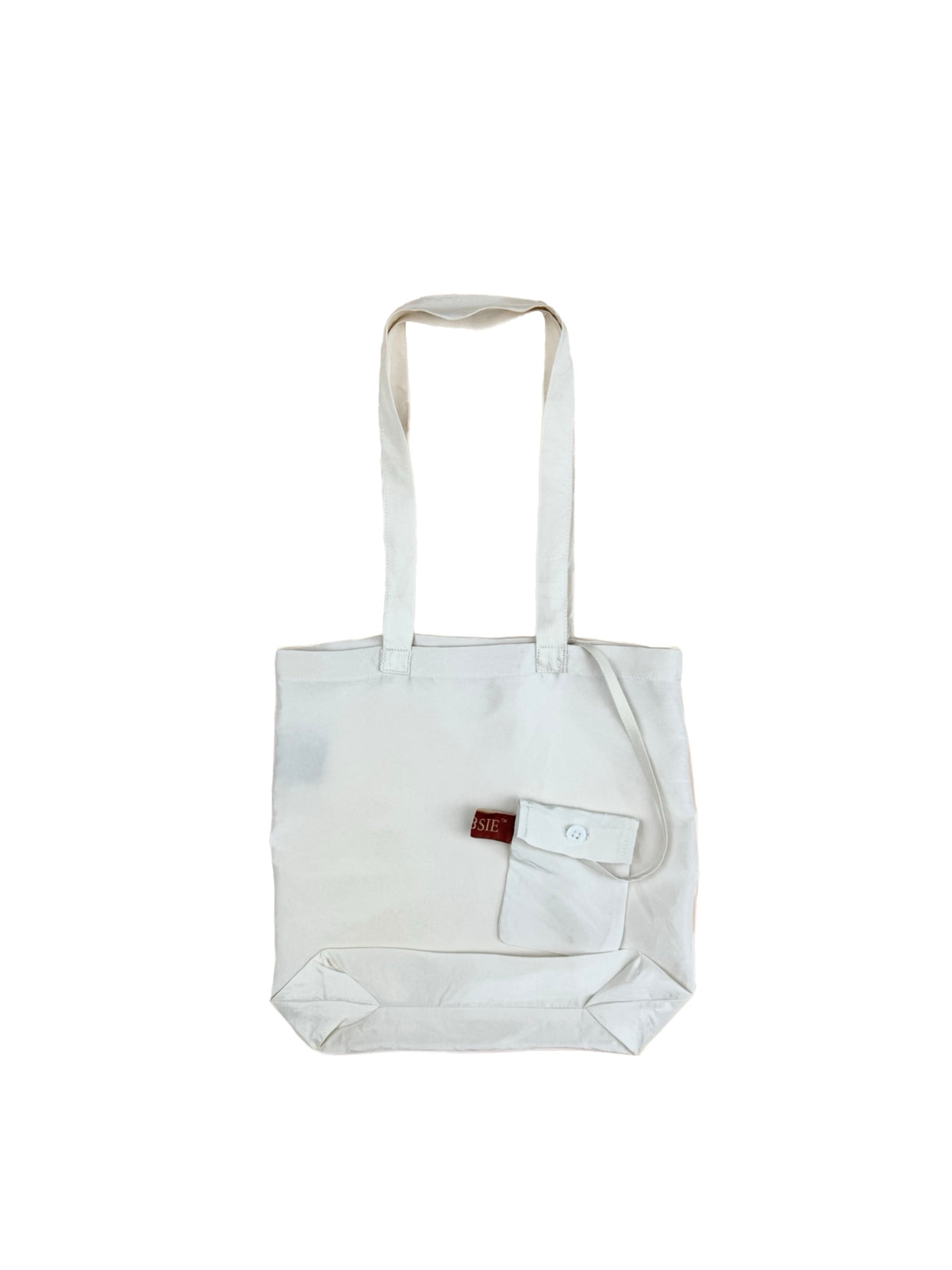 Cream White Reusable Silk Tote