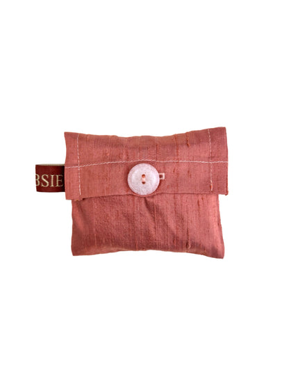 Copper Rose Dupioni Reusable Silk Tote