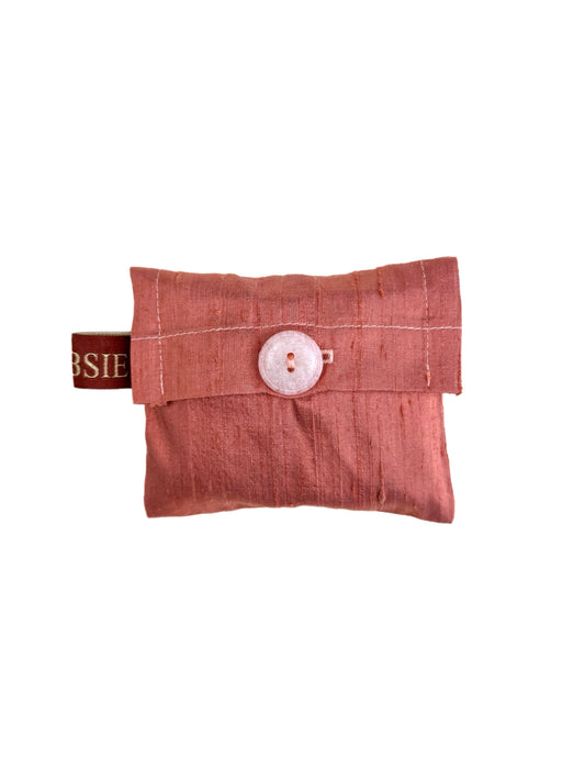 Copper Rose Dupioni Reusable Silk Tote