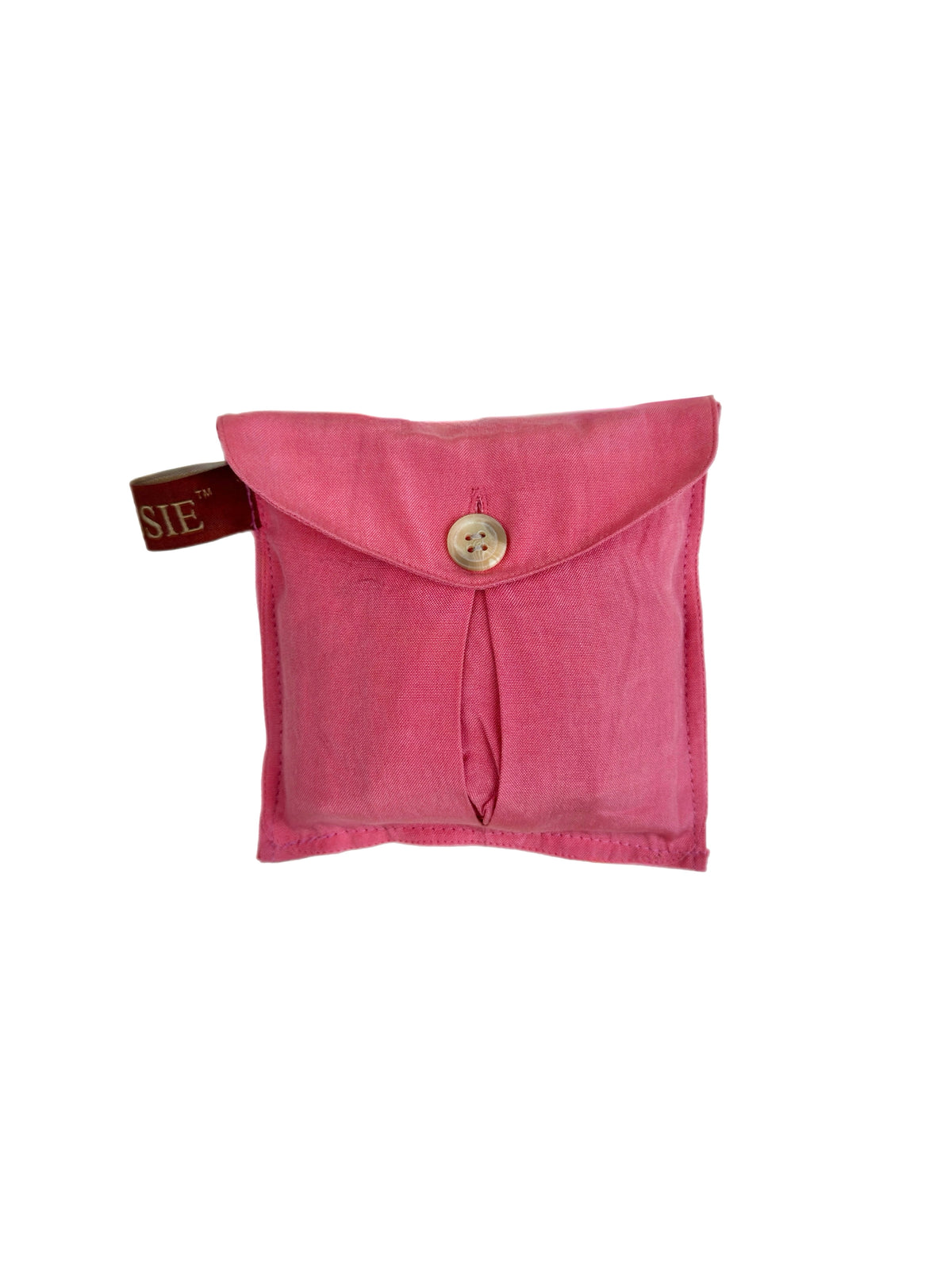 Pink Pleat Reusable Silk Tote