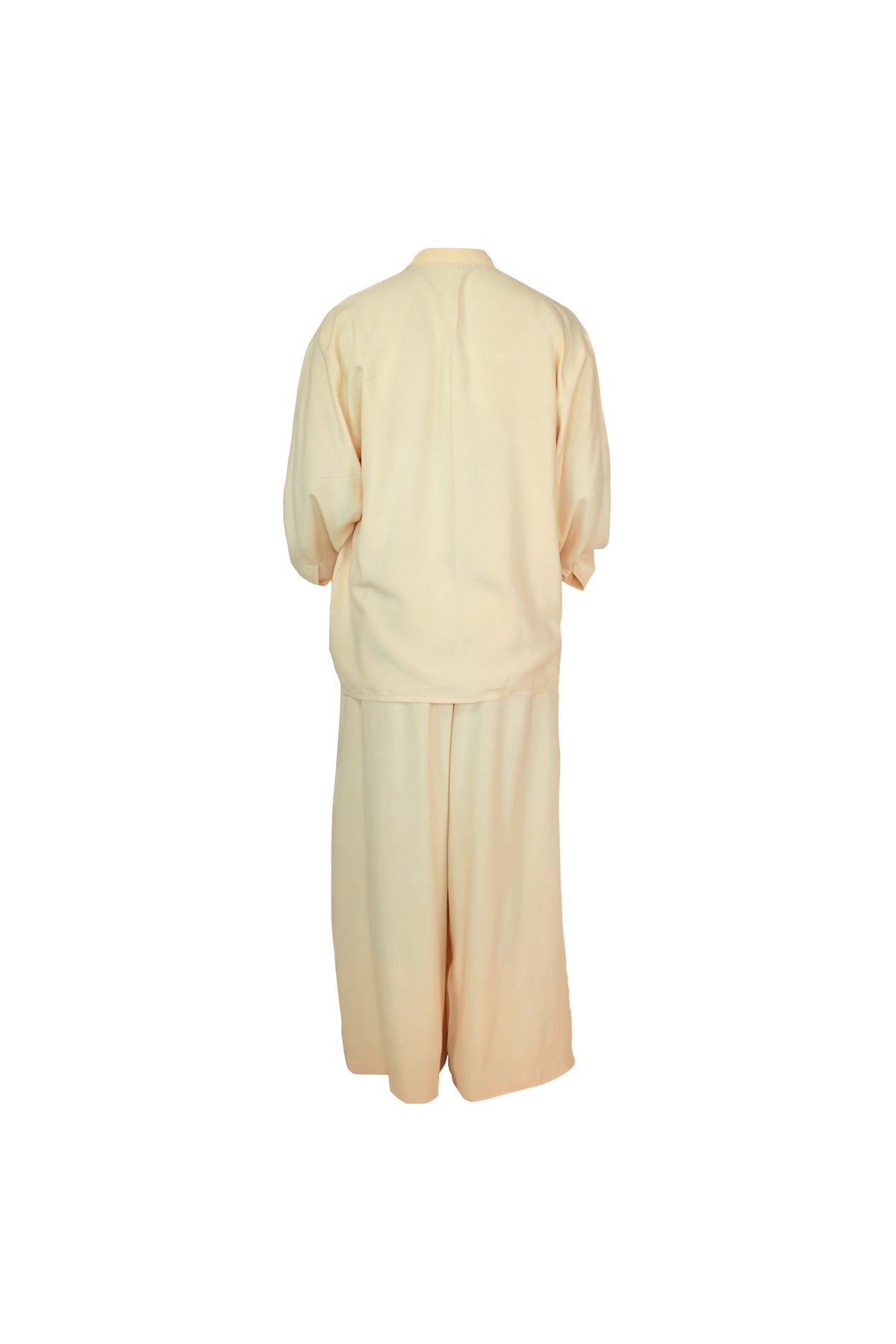 Upcycled Silk Set in Pastel Peach