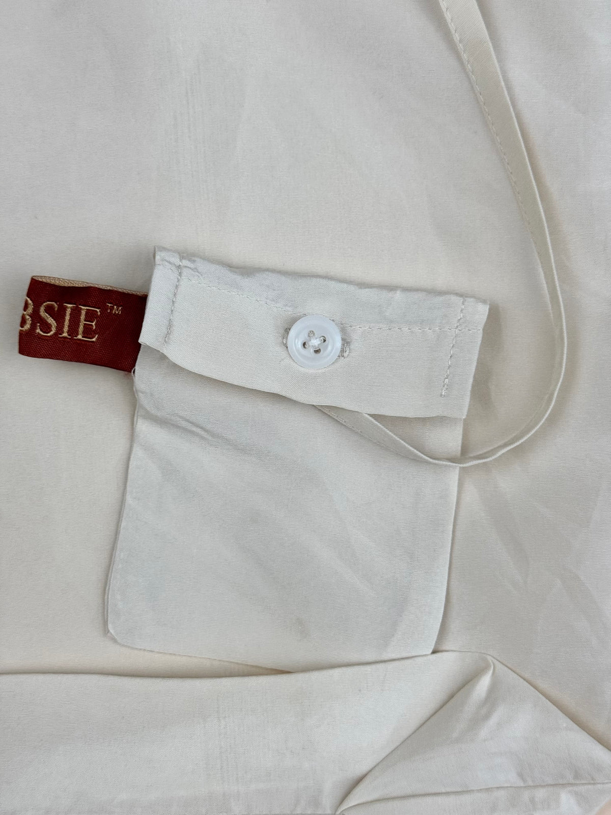Cream White Reusable Silk Tote