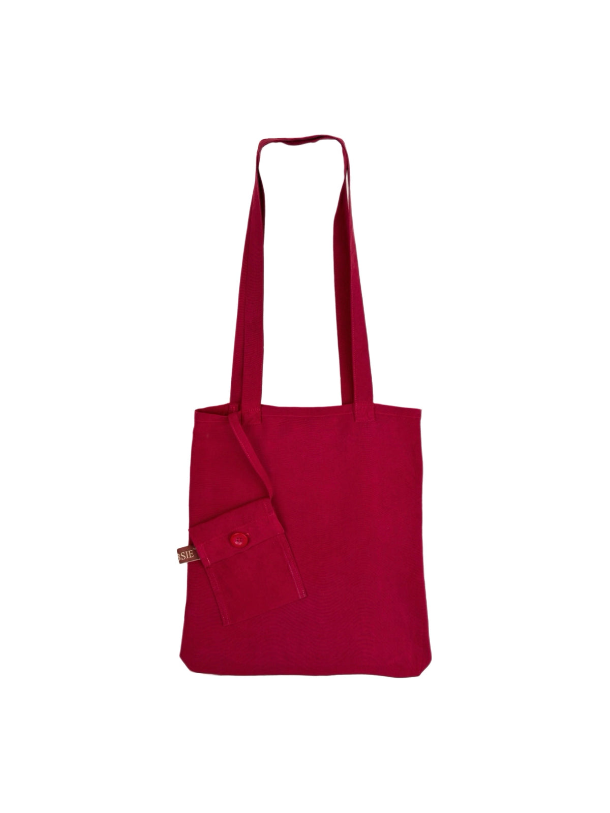 Cochineal Red Reusable Silk Tote