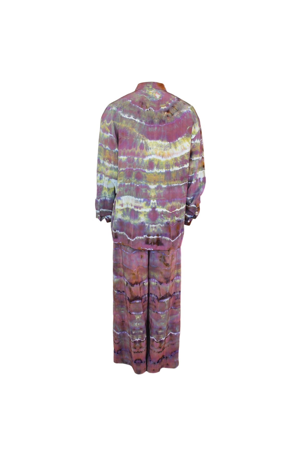 BOUBSIE x Tamarack Tie Dye Silk Set in Geode