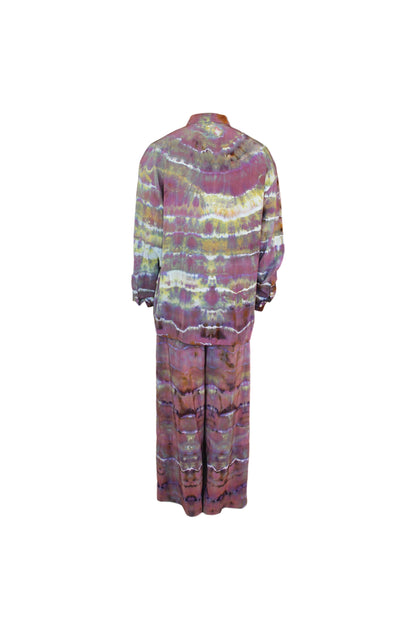 BOUBSIE x Tamarack Tie Dye Silk Set in Geode