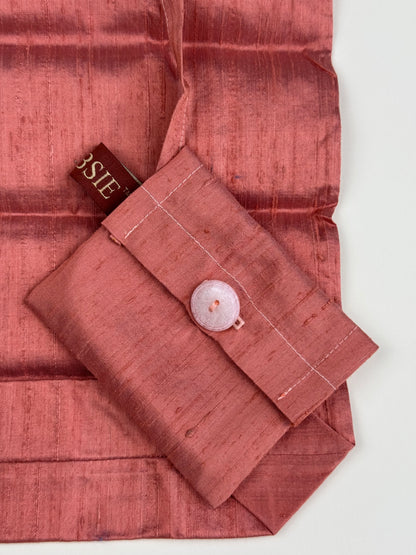 Copper Rose Dupioni Reusable Silk Tote