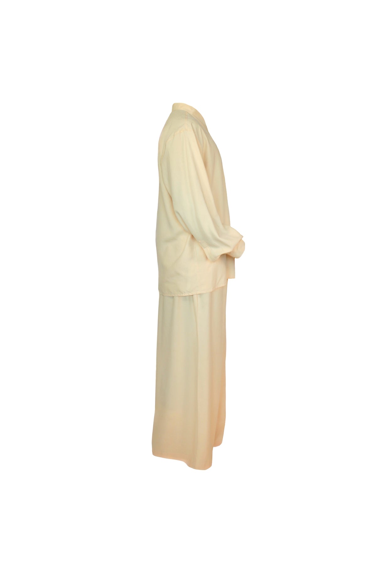 Upcycled Silk Set in Pastel Peach