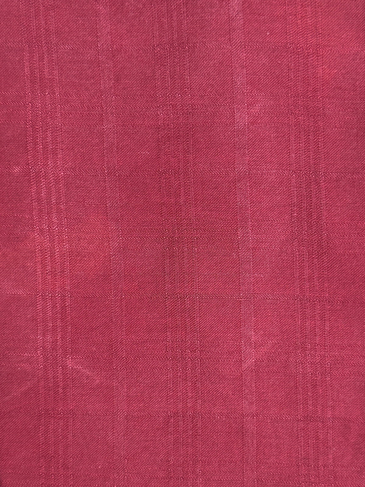 Red Plaid Jacquard Reusable Silk Tote