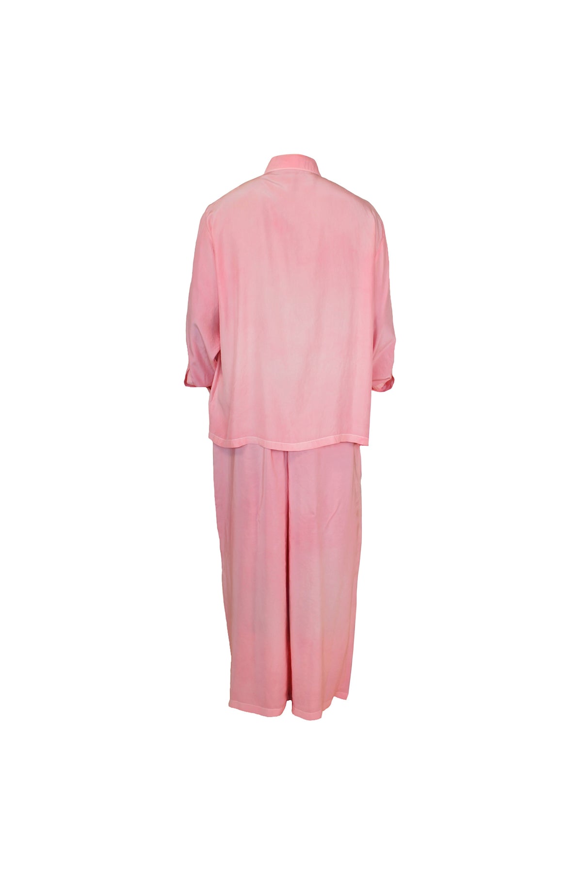 Silk Charmeuse Set in Rustic Pink