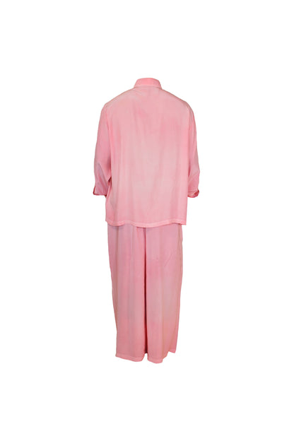 Silk Charmeuse Set in Rustic Pink