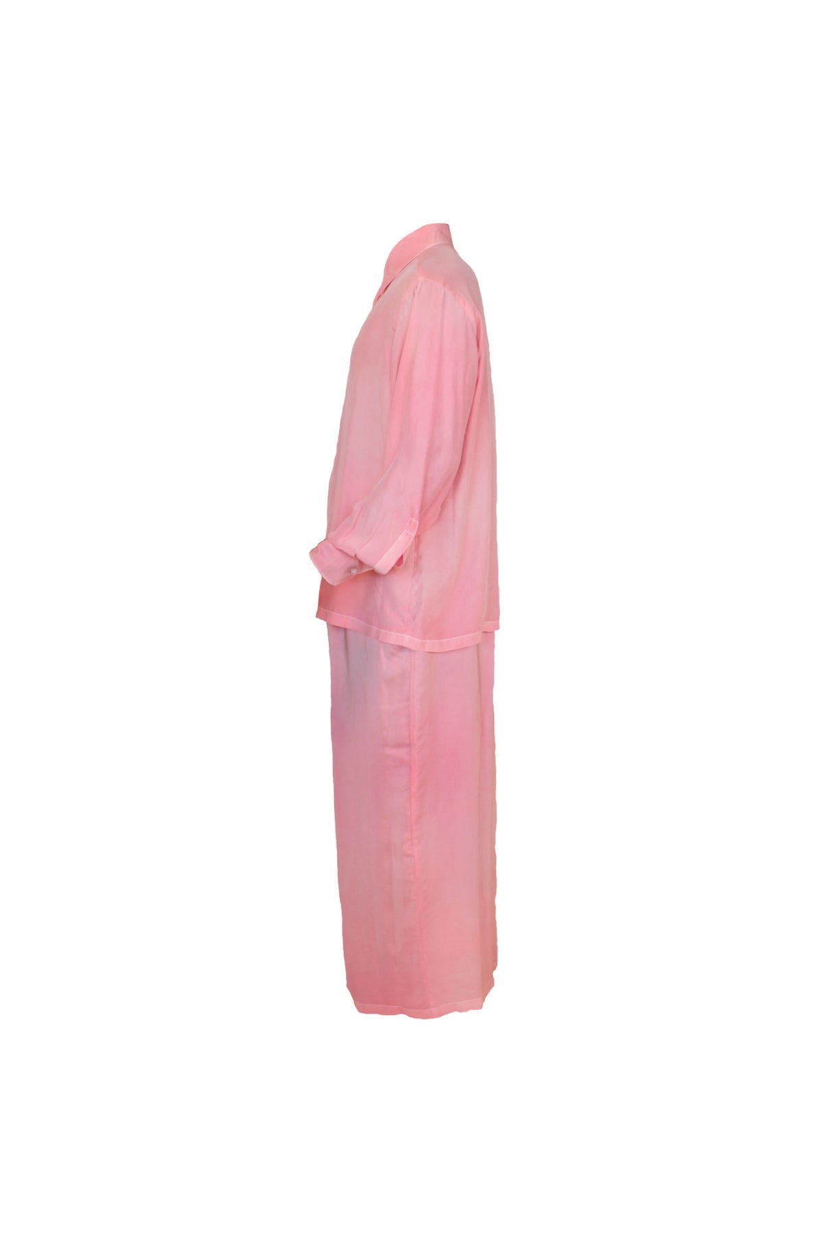 Silk Charmeuse Set in Rustic Pink