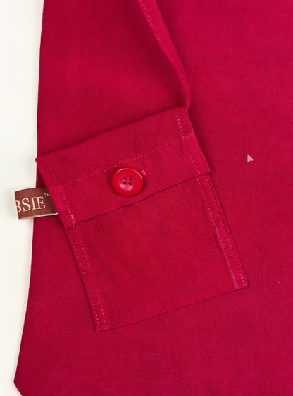 Cochineal Red Reusable Silk Tote